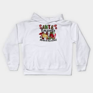 Santa's Favorite Medical Assistant Kids Hoodie